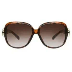 Betsey Johnson Oversized Brown Tortoise Shell Frames Sunnies Sunglasses NWT Betsey Johnson Women main image 3